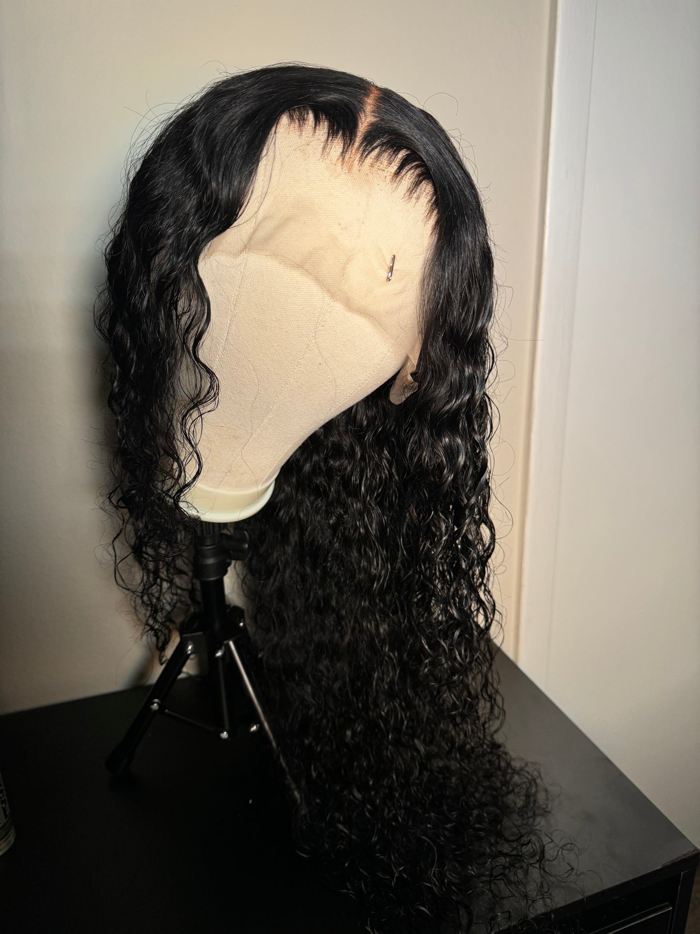 Deep Wave Human Hair 13x6 Wig, 34 inch, Bling Hair (Ships out 24th)