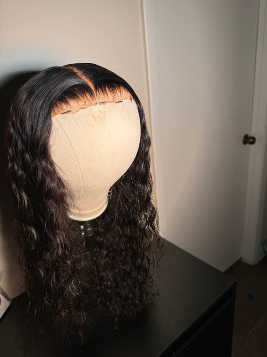 Deep Wave Human Hair 13x4 Wig, 26 inch, Pizzaz Hair